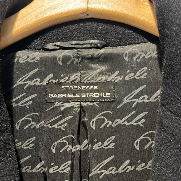 EUC- Gabriele Strehle angora and cashmere coat. Size EU 36/US 4. Full length. 🎃 - Picture 4 of 5